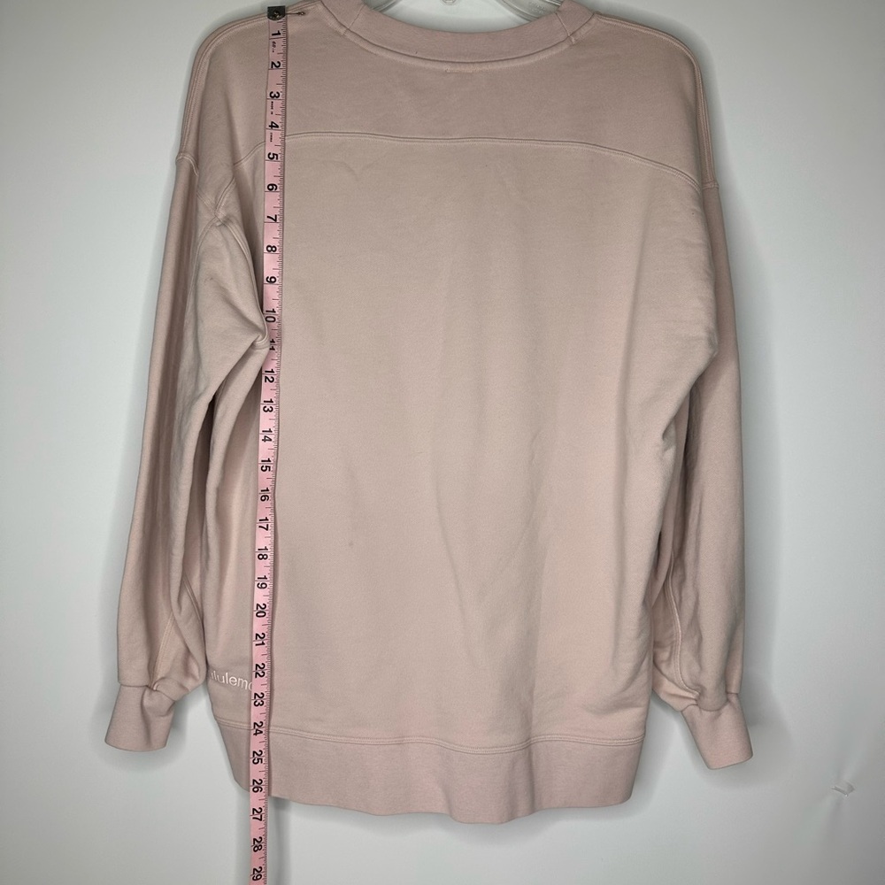 Lululemon Perfectly Oversized Crew Sweatshirt Size Medium Violet Verbana - Picture 5 of 7